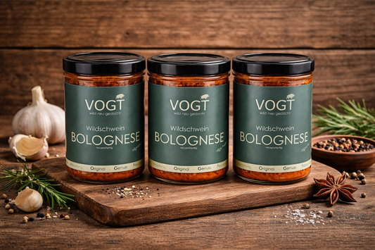 VOGT Wildschwein Bolognese – 3er Set – Vorratspaket