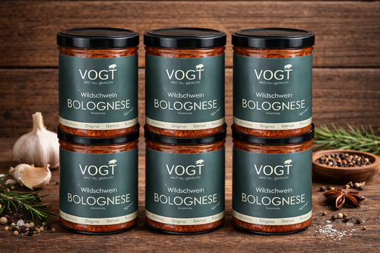 VOGT Wildschwein Bolognese – 6er Set – Ehrlich gejagt